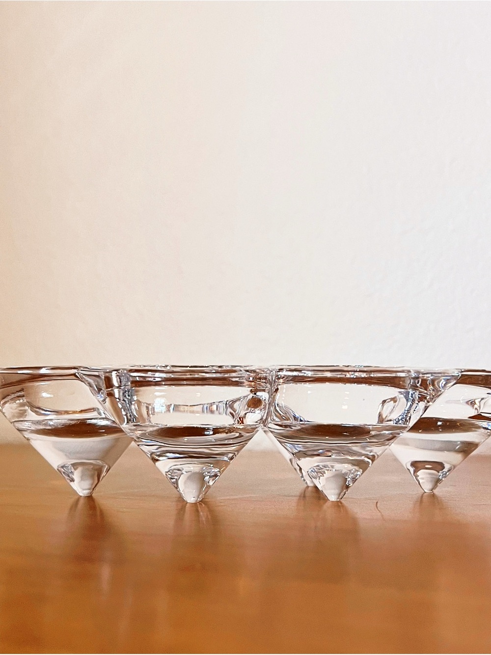 Vintage Villeroy & Boch Crystal 6 Candle Holder